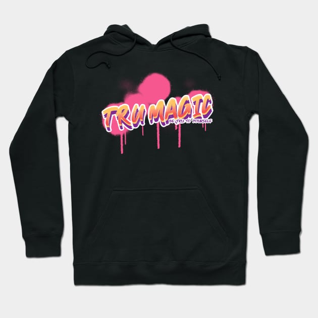 Tru Graffiti Tee Hoodie by Tru Magic